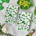 thumbnail image 3 of Beige Clover Shamrock St. Patrick''s Day Kitchen Towels Dish Towels, 18x26 Inch Lucky Farmhouse Holiday Decoration Hand Towels Set of 2, 3 of 6