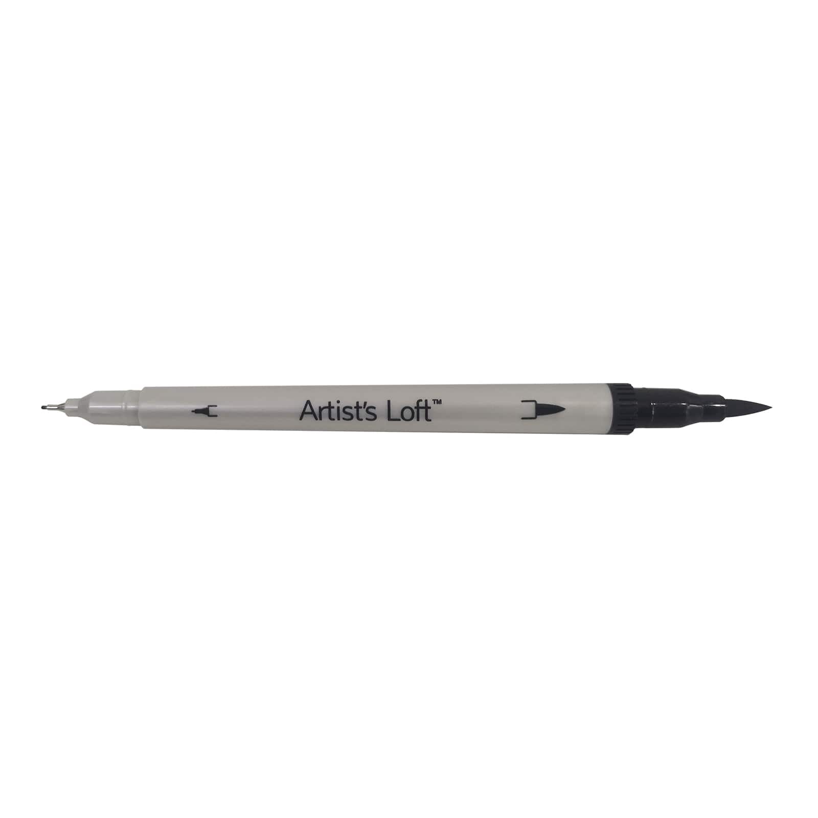 Artist's Loft Dual Tip Brush Fineliner Markers, 6 Packs: 48 ct. (288 total)