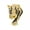 golden, variant on Vintage Alloy Rhinestone Tiger Head Brooch Gentleman Suit Pine Decoration-silver