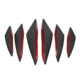 thumbnail image 2 of Spoiler de Parachoques Delantero, Difusor de Parachoques Delantero de Estilo de Fibra de Carbono 6pcs, 2 of 7