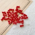 thumbnail image 4 of Bamboo Beads, 2026 New Black Transparent 8mm Bamboo Joint Plastic Craft Beads, DIY Bracelet Necklace Accessories,Red(10pcs), 4 of 5