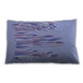 thumbnail image 1 of Ahgly Company Patterned Indoor Rectangular Medium Slate Blue Lumbar Throw Pillow, 13 inch by 19 inch, 1 of 5