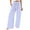 Sky Blue, variant on Stretchy Work Pants for Women, Comdrip Womens Cotton Casual Loose Pants Comfy Work Pants with Pockets Elastic High Waist Paper Bag Pants Womens Wide Leg Pants Pink L