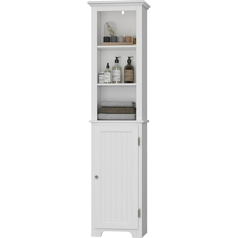 Dropship Tall Bathroom Cabinet, Freestanding Storage Cabinet With