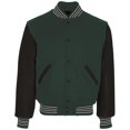 thumbnail image 1 of Adult Varsity Jacket - Myrtle, Black & White - Extra Small, 1 of 1
