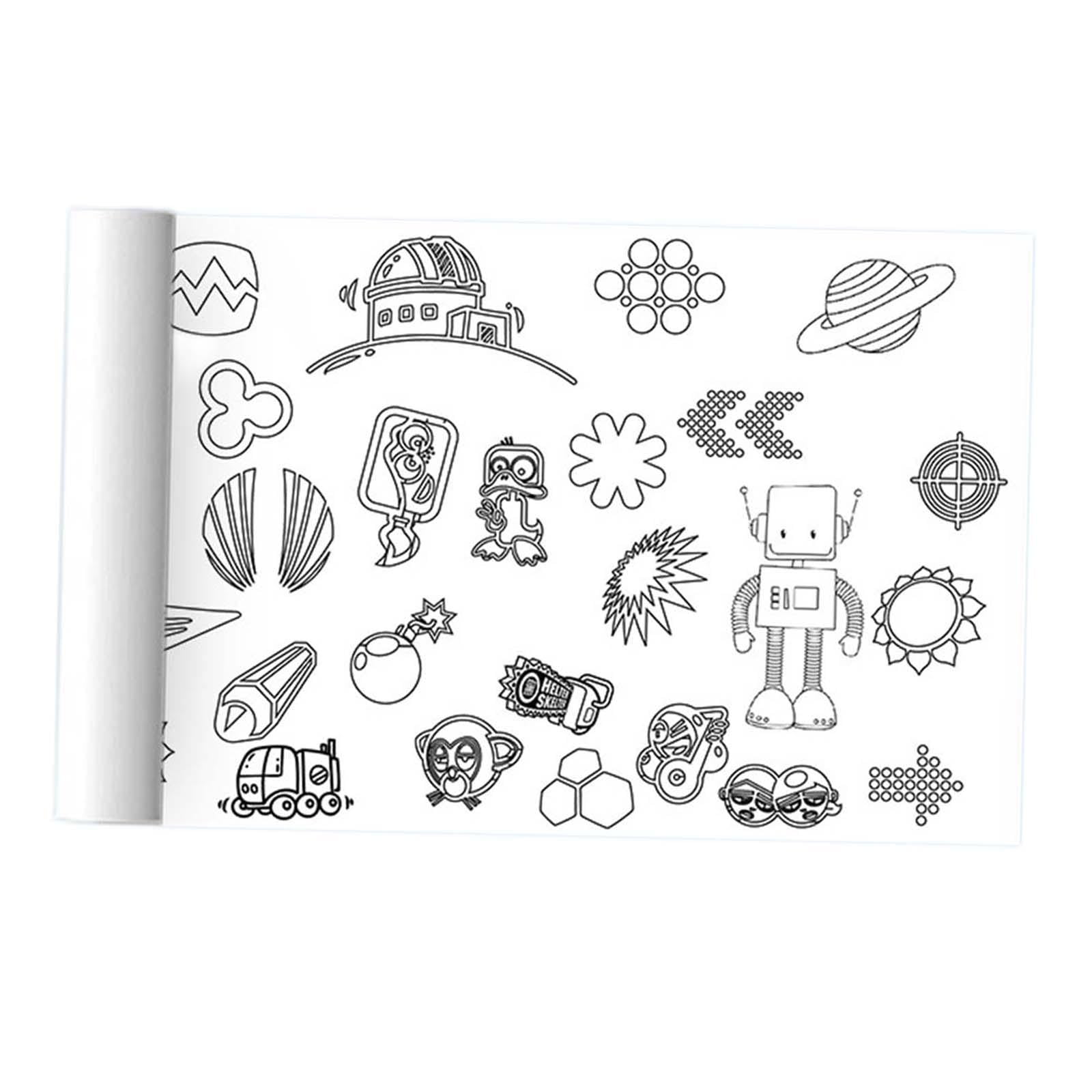 Coloring paper roll wall coloring paper large coloring books drawing