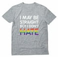 thumbnail image 1 of Tstars Men's LGBT Clothing No Hate Flag Gay Lesbian Rights Support Pride Parade Rainbow Flag Gay Gifts for Husband Gay Shirt for Him Shirts for Men T-Shirt, 1 of 7