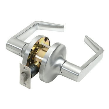 Tell Manufacturing CL100013 Satin Chrome Heavy-Duty Commercial Passage Lever