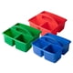 thumbnail image 1 of Cesta organizadora de almacenamiento perfecl 3 piezas Compartimento de escritorio Verde Rojo Azul, 1 of 8
