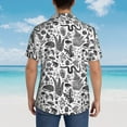 thumbnail image 6 of Daiia Fall Forest Hawaiian Shirt for Men Gentle Cotton Regular Short Sleeve Casual-Medium, 6 of 9
