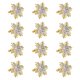 thumbnail image 3 of 12 piezas de hebillas para servilletas, decoración moderna para mesa de comedor oro, 3 of 9