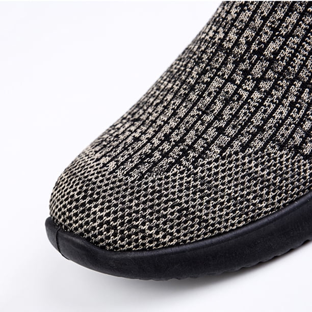 Mocasines informales para hombre, zapatos planos transpirables acolchados para uso diario (41 gris) Ndcxsfigh Para Estrenar