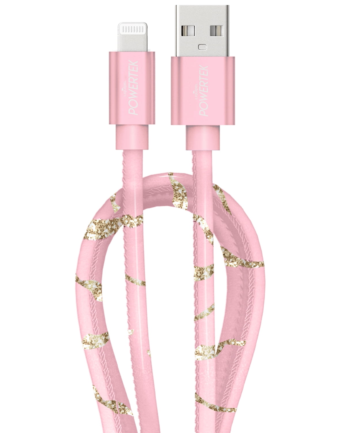 Liquipel Lightning Marble Cable - Pink
