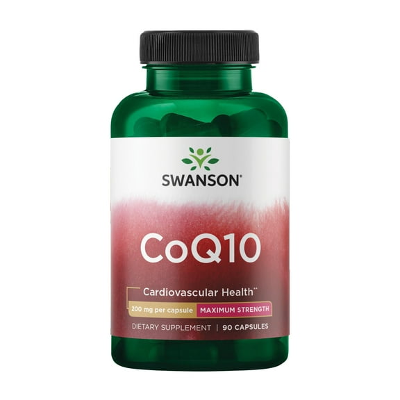 Swanson CoQ10 Capsules, 200 mg, 90 Count