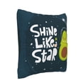 thumbnail image 2 of Bingfone Avocado in Space1 Linen Throw Pillow Covers Cushion Case Pocket Button Vintage Farmhouse Pillowcase for Sofa Couch Bed 20"x20", 2 of 9