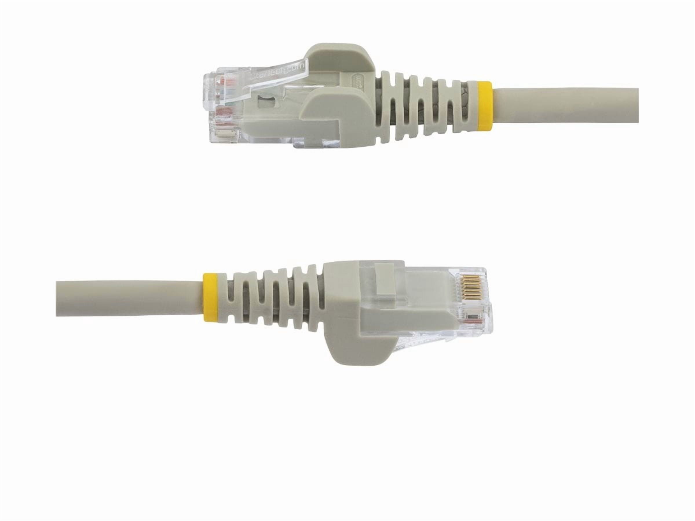 StarTech 30ft (9m) CAT6 Ethernet Cable - LSZH (Low Smoke Zero Halogen) - 10 Gigabit 250Mhz 100W PoE RJ45 UTP Network Patch Cord Snagless w/Strain Relief - Gray CAT 6, ETL Verified (N6LPATCH30GR)