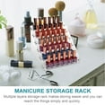 thumbnail image 3 of OULII 1Pcs Acrylic Storage Shelf Rack MultiLayer Display Rack for Women Beauty Routine, 3 of 7