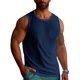 thumbnail image 4 of Camiseta sin mangas deportiva para hombre: camiseta interior elástica y transpirable para entrenar, poliéster, M-XL, 4 of 5