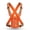 Orange, variant on Adjustable Reflective Safety Vest High Visibility Safety Jacket with Strap for Night Work Running Bicycle