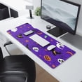 thumbnail image 2 of Long Mouse Pads for Desk,Halloween Purple Spider Web Pattern Desk Mats on Top Of Desks, Desk Mouse Pad Extra Large with 3mm Non-Slip Base and Stitched Edge for Gaming,Office,Work,Home 31.5x11.8in, 2 of 5