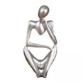 thumbnail image 1 of Lipstore 5xResin Thinker Sculpture Figurine Statue for Tabletop Bookcase Right, 1 of 4