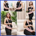 thumbnail image 6 of Vocoste Pregnancy Belly Band, Belly Support Bands, Belly Bands for Pregnant Women, Maternity Belly Band with Adjustable Straps, X-Large, Pink, 6 of 7