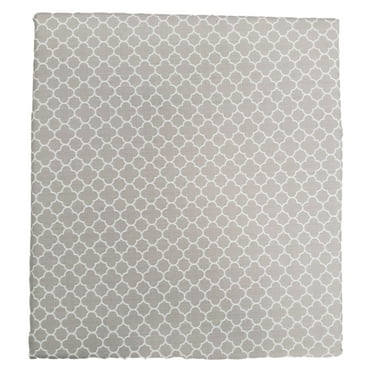 The Big One Gray Lattice Cotton Rich Sheet Set, 250 Thread Full Bed Sheets