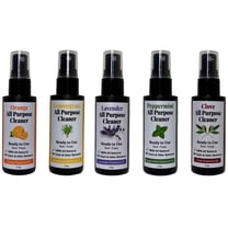 EarthSential All Purpose Cleaners Indoor Fume-Free and Household Hard Surface Cleaners Variety Pack with Spray Top, Multi-Scent, 2 oz, 5 Count