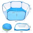 thumbnail image 2 of Piscina de bolas de océano con cielo azul, tienda de campaña con bolas de olas para niños, juguetes educativos para bebés, valla de malla para mascotas, 2 of 3