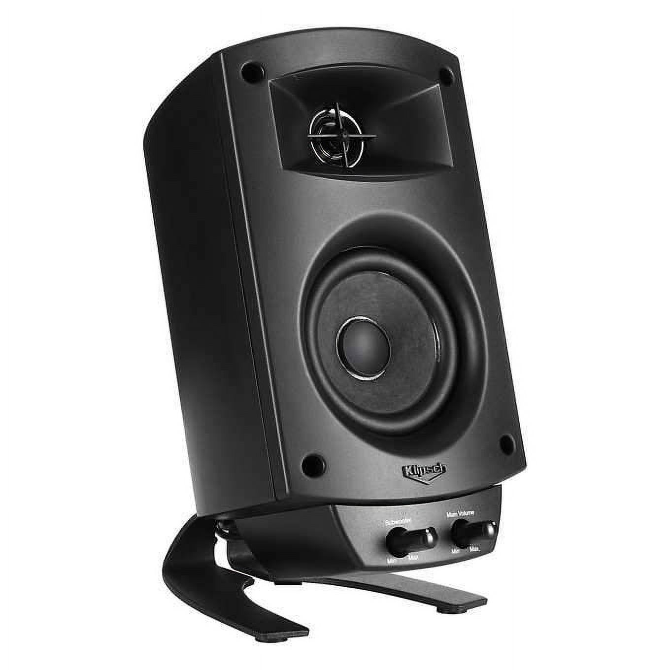 Klipsch ProMedia 2.1 Speaker System, 160 W RMS, Black - image 3 of 8