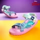 thumbnail image 2 of Sandalias Disney Stitch para niñas, color lila/azul, talla 26-34, 2 of 4