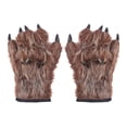 thumbnail image 1 of Glvoes Costume Paws Claw Paw Gloves Brown Werewolf Gloves Cosplay Gloves Werewolf Hand Gloves Cosplay Wolf Gloves, 1 of 3