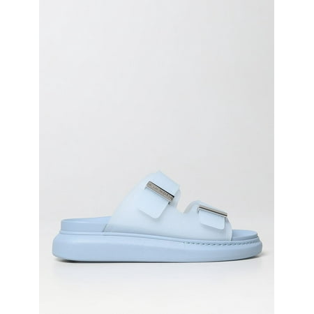 

Alexander Mcqueen Flat Sandals Woman Sky Woman