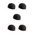 thumbnail image 1 of Qarigey Paquete de 9 gorras de calavera de refrigeración tela de malla ciclismo moda gran textura accesorios de ciclismo forro de casco negro 5piezas, 1 of 6