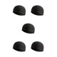 thumbnail image 3 of Guardurnaity Paquete de 9 gorras de calavera de refrigeración tela de malla ciclismo moda gran textura accesorios de ciclismo forro de casco negro 5piezas, 3 of 6