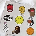 thumbnail image 2 of Cool Brand Stickers 101 Pack Decals for Laptop Computer Skateboard Water Bottles Car Teens Sticker, 2 of 3
