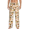thumbnail image 2 of Goofa Cute Ice Cream Printed Soft Pajama Pants for Men, Wide Leg Comfy Casual Lounge Yoga Pants-Large, 2 of 9