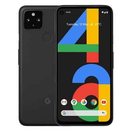 Pre-Owned Google Pixel 4a 5G G025E 128GB Just Black Fully Unlocked (Refurbished: Good)