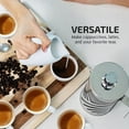 thumbnail image 6 of OVENTE French Press Coffee Maker 20 Ounce with Heat Resistant Borosilicate Glass, Stainless Steel Design and 4-Level Filter System, Portable Cold Brewer Pot for Travel, Camping or Gift, Silver FSD20P, 6 of 9