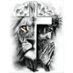 thumbnail image 1 of 30 X 40 Cm, Lion Et Homme Diamond Painting Broderie Diamant Peinture Canevas 5d Tableau Enfant Adulte Strass Lot Puzzle Dessin Decoración Murale, 1 of 5