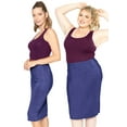 thumbnail image 5 of Stretch Is Comfort Women's Soft Stretch Midi Skirt | Adult  Small - 5x, 5 of 9