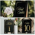 thumbnail image 5 of 30 Pcs Hot Stamping Table Card Wedding Decor Table Numbers Table Number Cards Standing Table Number Banquet, 5 of 6