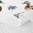 thumbnail image 5 of Manfei Wild Mallard Duck Quilt King,Farmhouse Animal King Coverlet Set,3pcs,1 Bedspread and 2 Pillowcases, 5 of 7