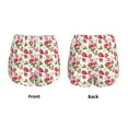 thumbnail image 4 of Disketp Strawberry1 Print Women's Shorts Workout Shorts for Athletic Gym Running Shorts with Phone Pockets Small, 4 of 8