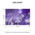 thumbnail image 2 of Placemats Set of 4 / 6, Snowflakes Placemats for Dining Table Indoor/Outdoors Heat Resistant Washable Placemats 18" x 12", 2 of 8