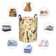 thumbnail image 4 of Fotbe Wine Cesto de Ropa con Asas, Cesto Impermeable de Gran Capacidad, Bolsa de Lavado para Dormitorio, Cesto de Ropa con Ruedas y Asas-Medium, 4 of 6