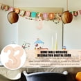 thumbnail image 4 of 2pcs Wooden Large Number Zero Blank Hanging Signs DIY Crafts Projects Home Signs, 4 of 7