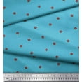 thumbnail image 2 of Soimoi Poly Georgette Fabric Artistic Flower & Dots Print Fabric by Yard 42 Inch Wide, 2 of 3