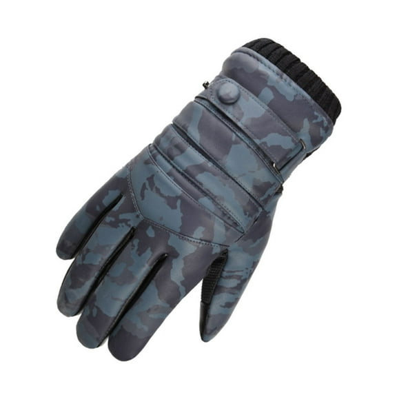 Niceauty Windproof Waterproof Touch Screen Gloves Thickened Multi 1 Pair