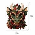 thumbnail image 2 of Fantasy Dragon Patchwork DIY Kit, Multi‑Color Dragon Motif Set, Beginner Quilting Hobby Supplies, for Indoor Living Room Study Display D, 2 of 8